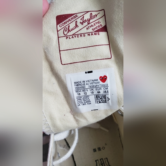 Converse The Comme des Garçons x Chuck Taylor All Star Hi - Picture 8 of 8